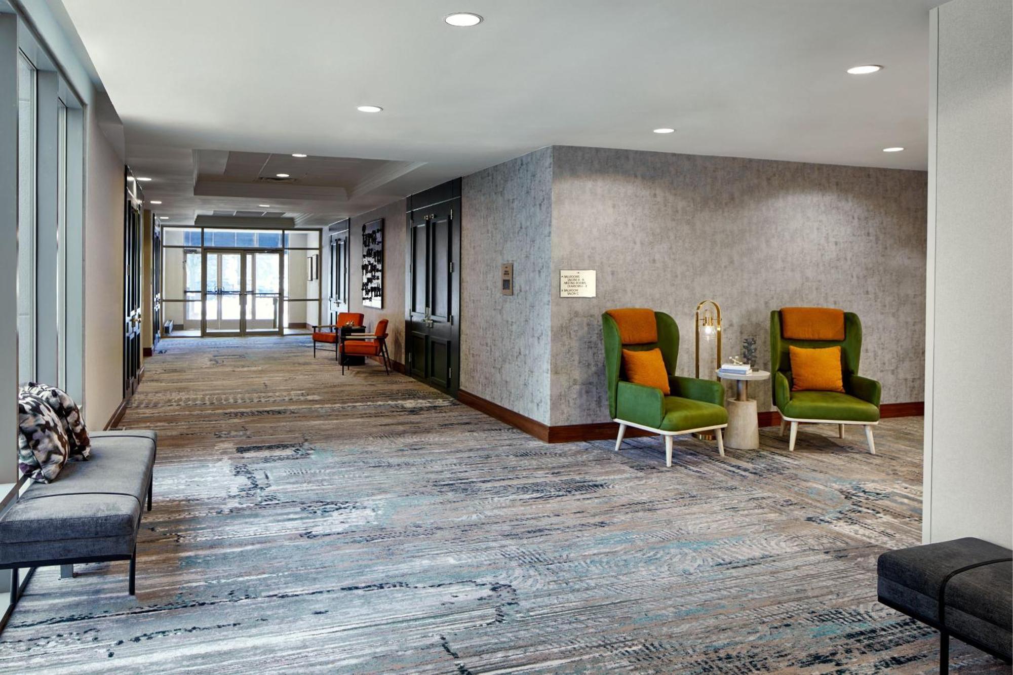 Detroit Metro Airport Marriott Hotel Romulus Buitenkant foto